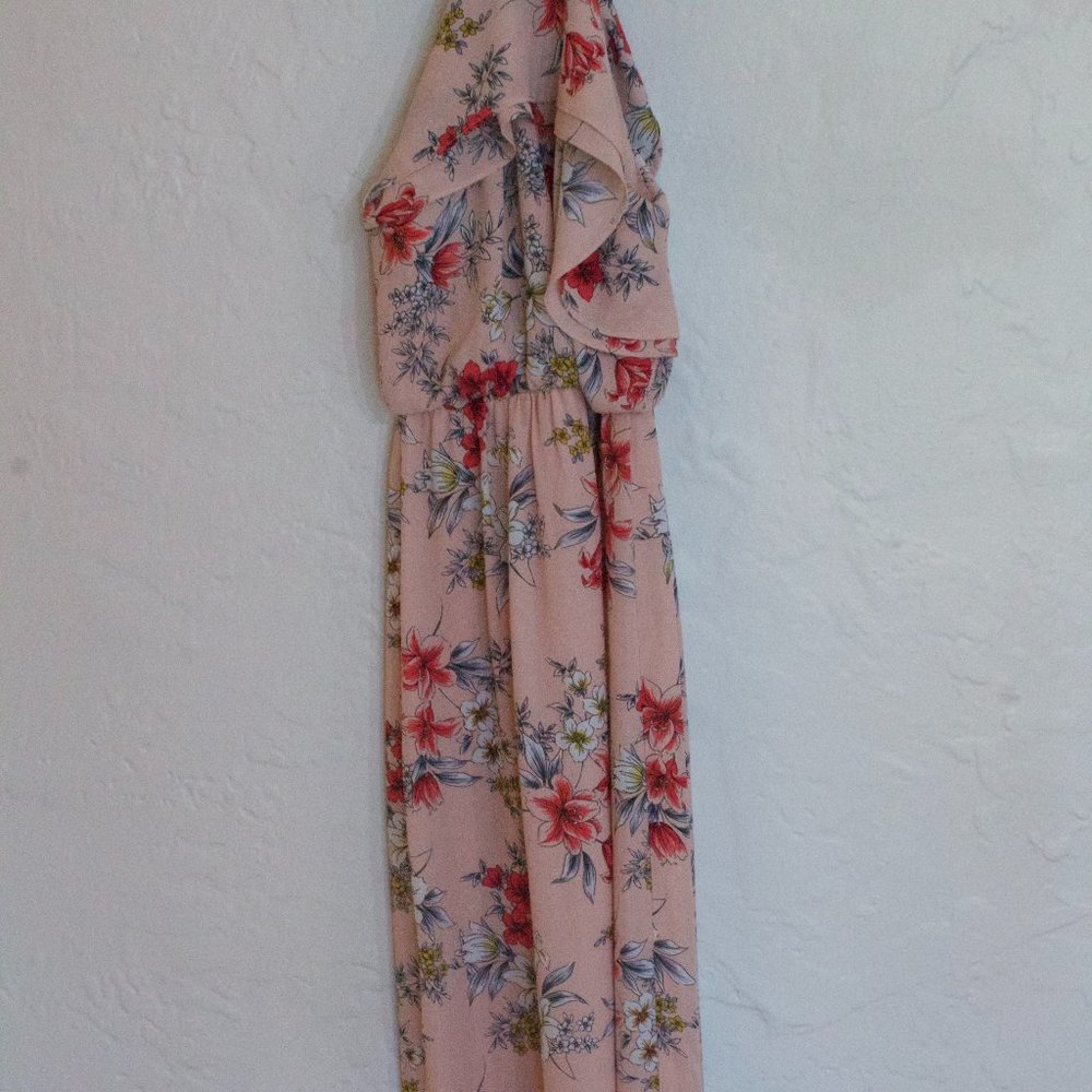 Lush pink flowered dress
